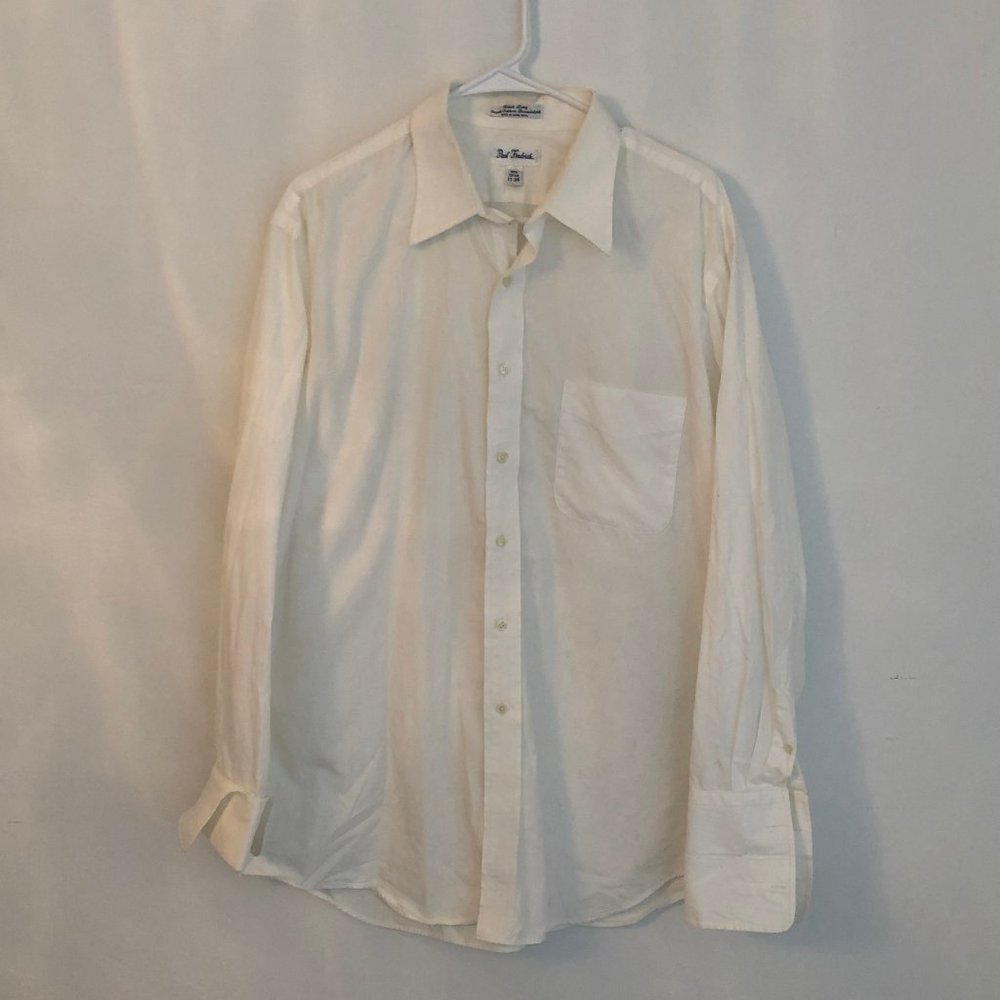 Paul Fredrick Dress Shirt White 17-34
